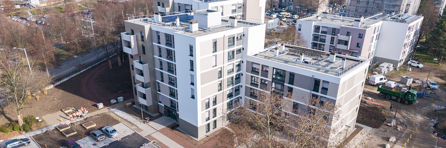 Bannière Réhabilitation de 442 logements – Strasbourg (67)